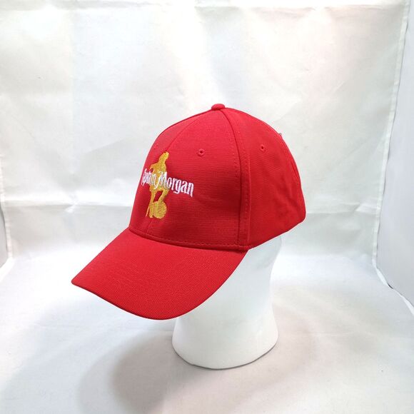 Captain Morgan Spiced Rum Red Strapback Adjustable Cap Baseball 6 Panel - Picture 1 of 5